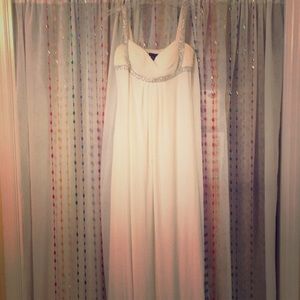 White Diamond Prom or Pageant Dress